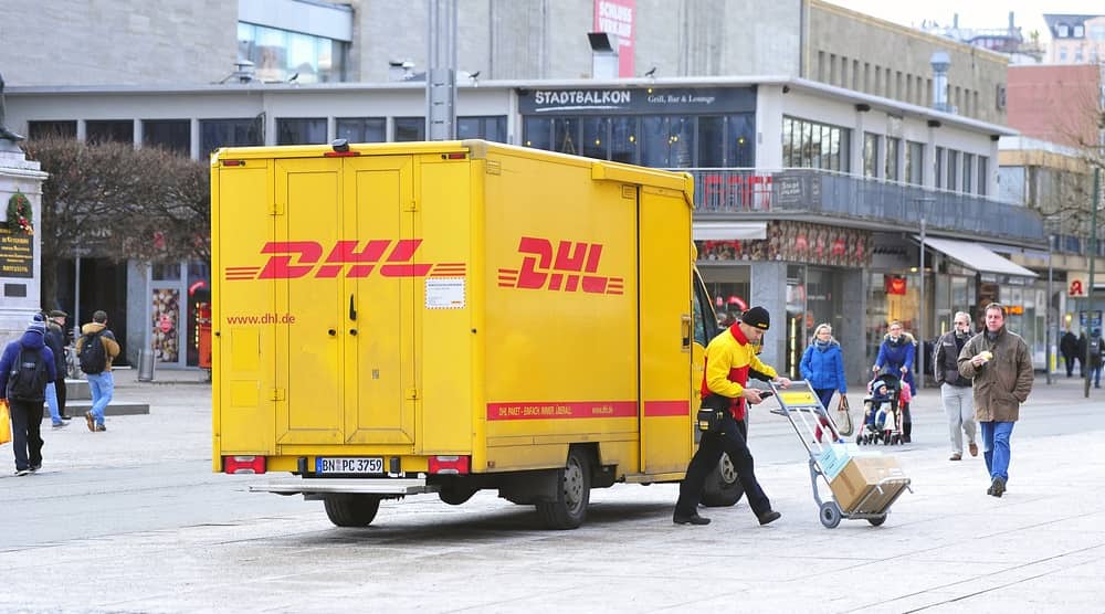 DHL Lieferfahrzeug