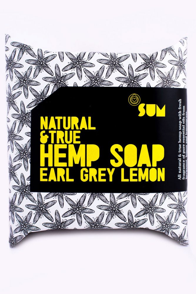 SUM Hemp Soap - Earl Gray Lemon - Natural &amp; True - 80g