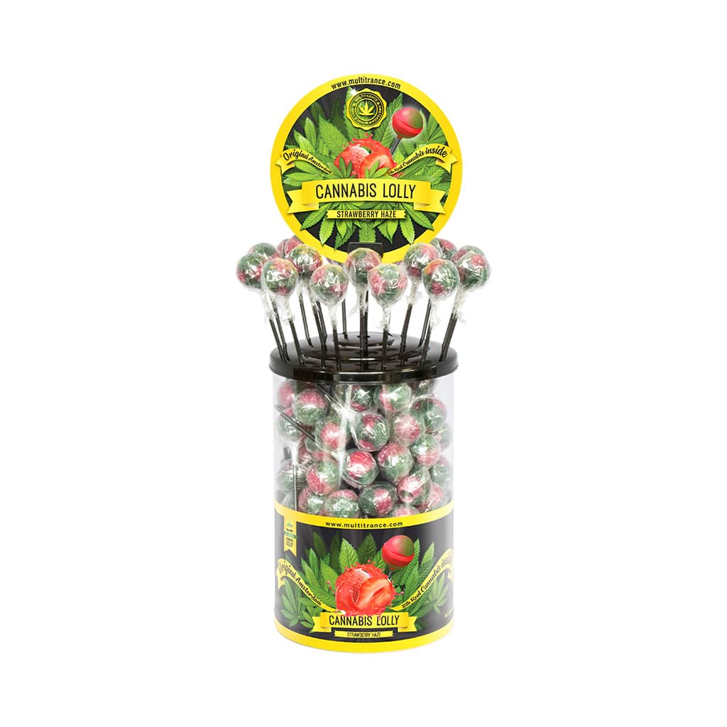 Cannabis Strawberry Haze Lollie