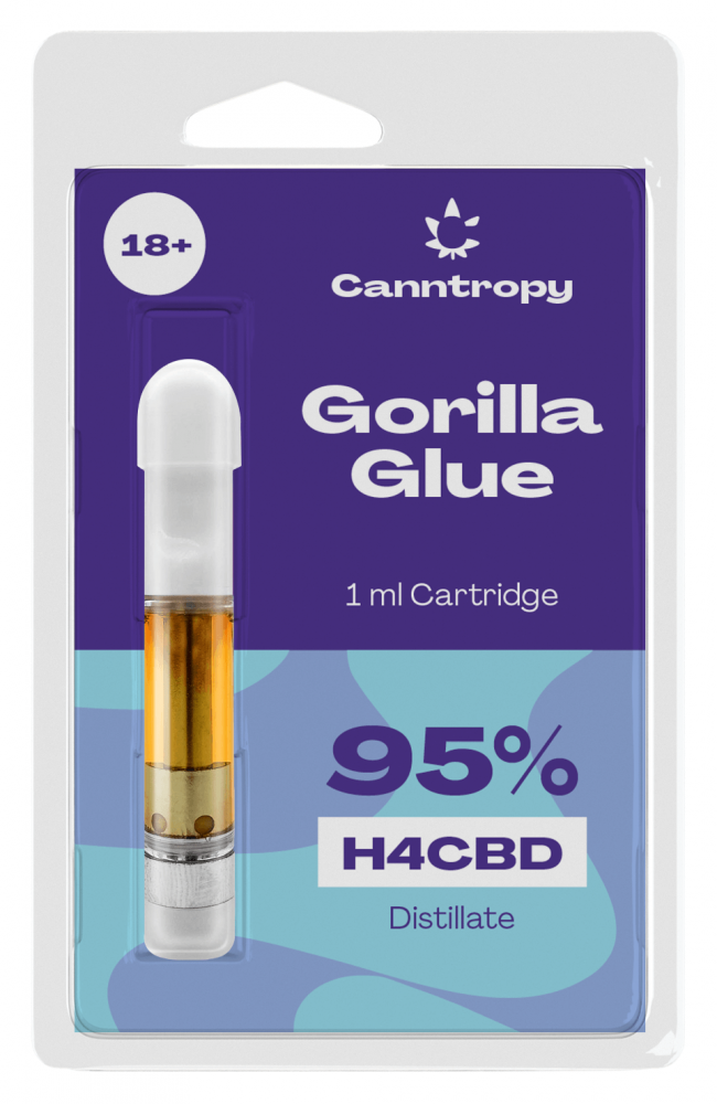 Canntropy H4CBD - Gorilla Glue Cartridge - 95% H4CBD - 1ml