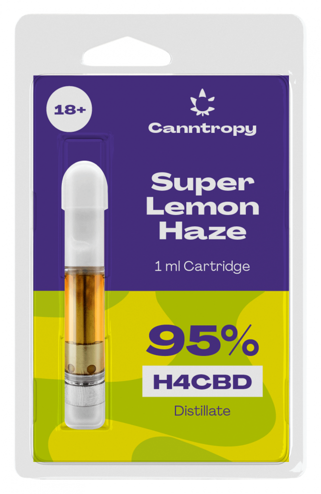 Canntropy H4CBD - Super Lemon Haze Cartridge - 95% H4CBD - 1ml