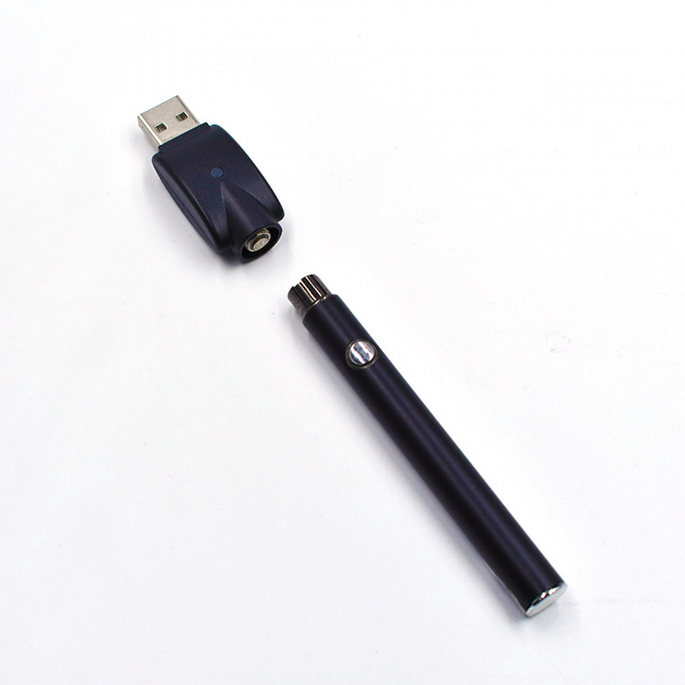 Battery carrier with 510 thread, preheat button, 1100 mAh + USB charger