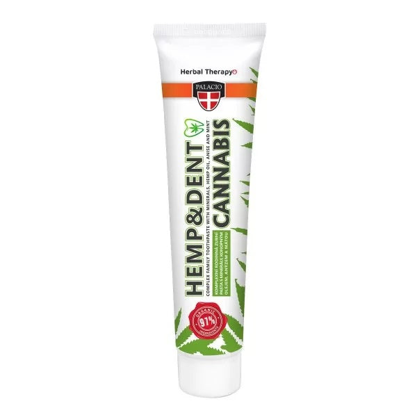 PALACIO cannabis toothpaste HEMP &amp; DENT - 75g