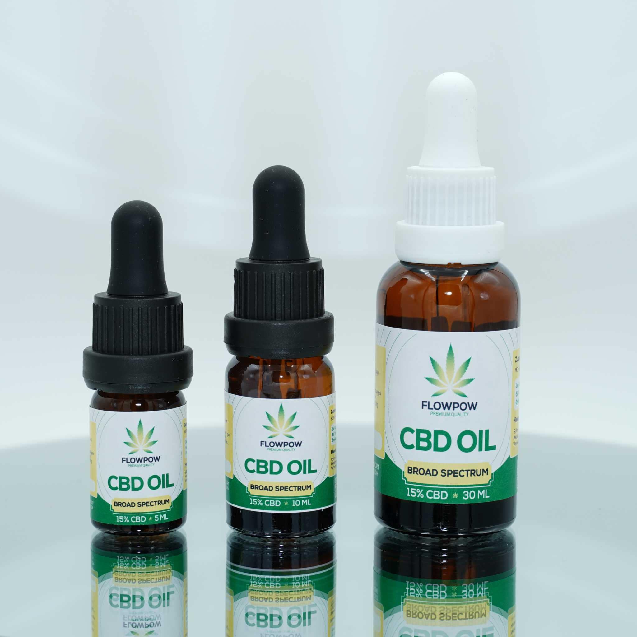 CBD Öl - 15% CBD Breitspektrum - 5ml & 10ml & 30ml Flasche