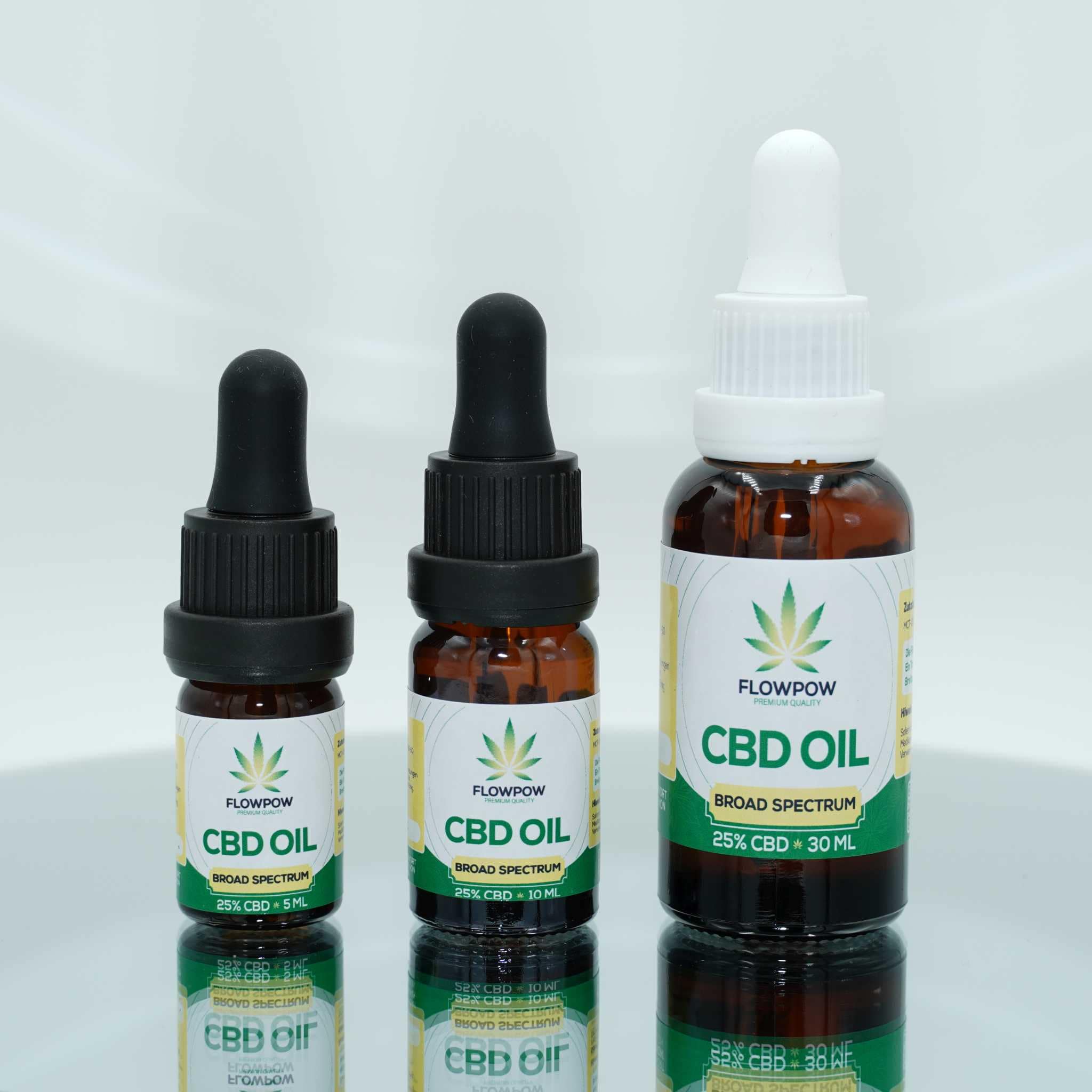 CBD Öl - 25% CBD Breitspektrum - 5ml & 10ml & 30ml Flasche