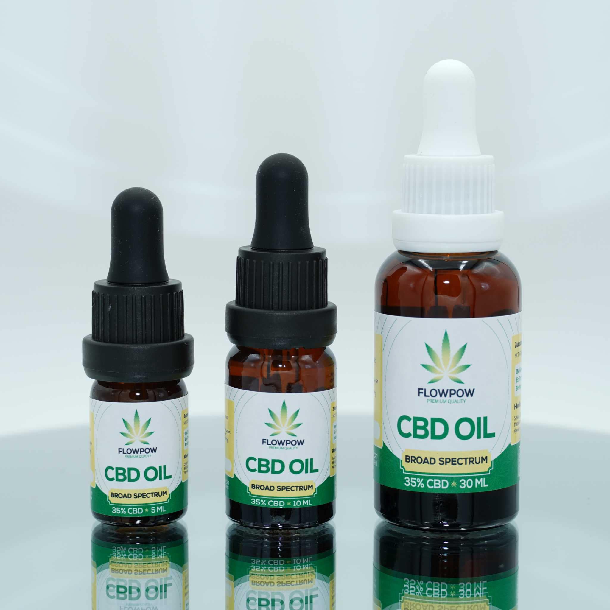 CBD Öl - 35% CBD Breitspektrum - 5ml & 10ml & 30ml Flasche