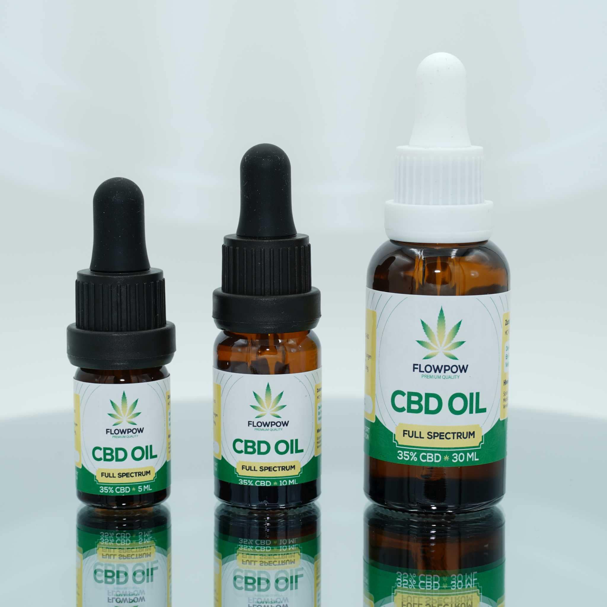 CBD Öl - 35% CBD Vollspektrum - 5ml & 10ml & 30ml Flasche