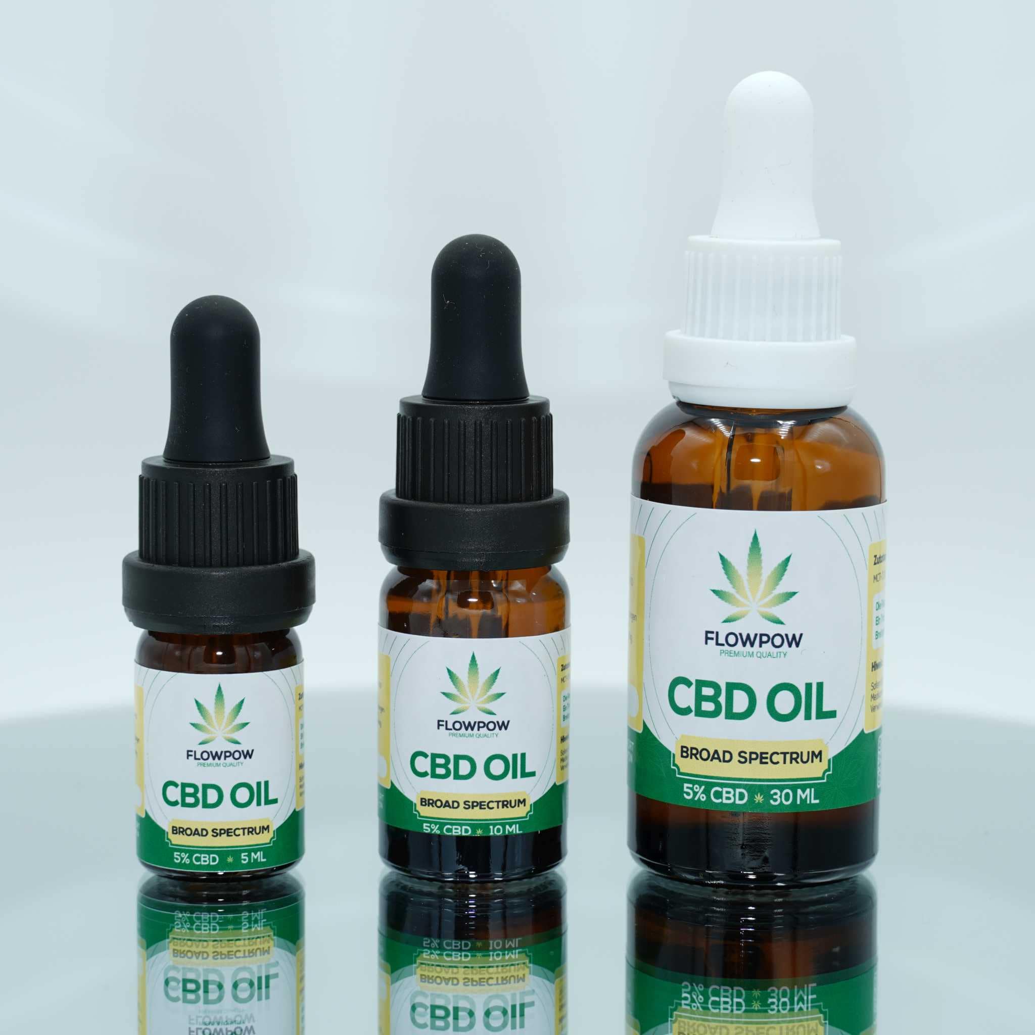 CBD Öl - 5% CBD Breitspektrum - 5ml & 10ml & 30ml Flasche