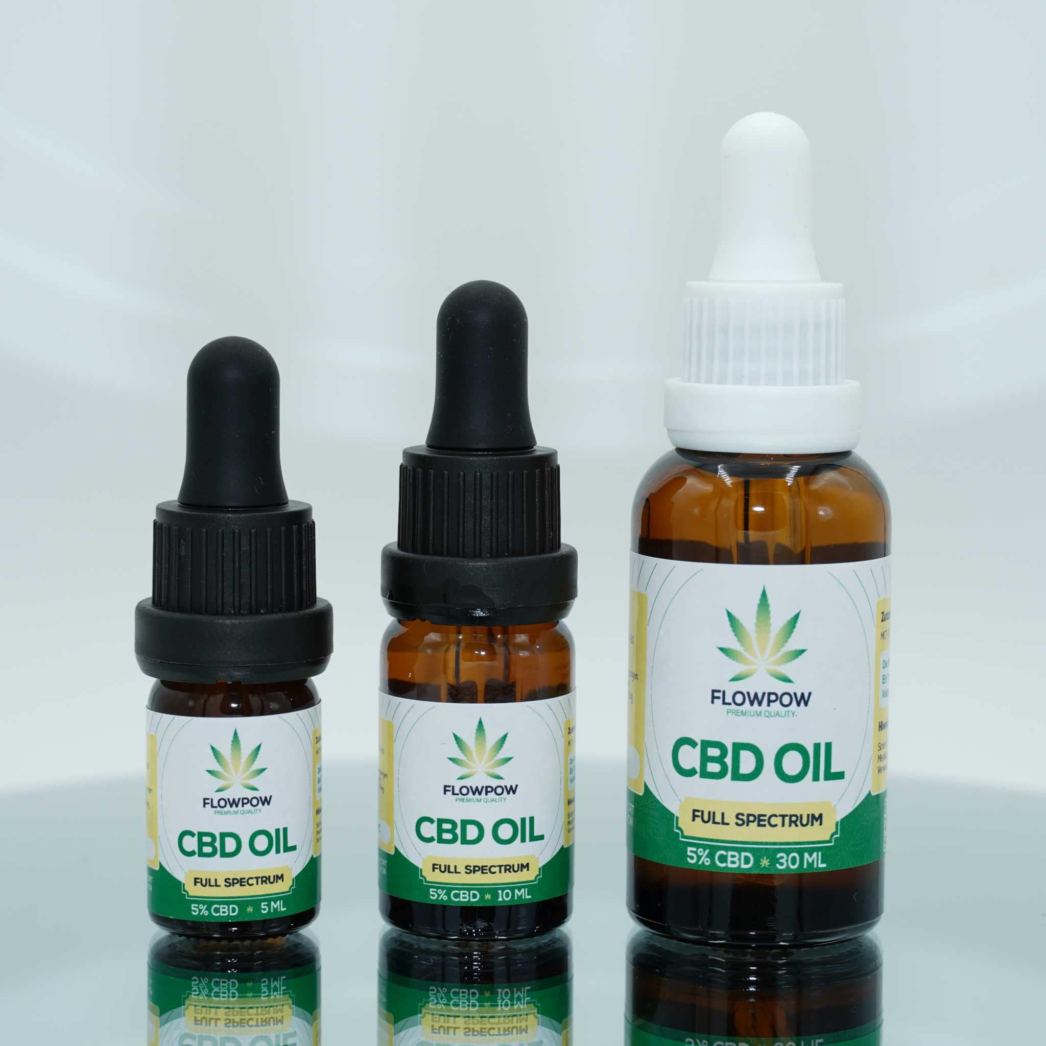 CBD Öl - 5% CBD Vollspektrum - 5ml & 10ml & 30ml Flasche