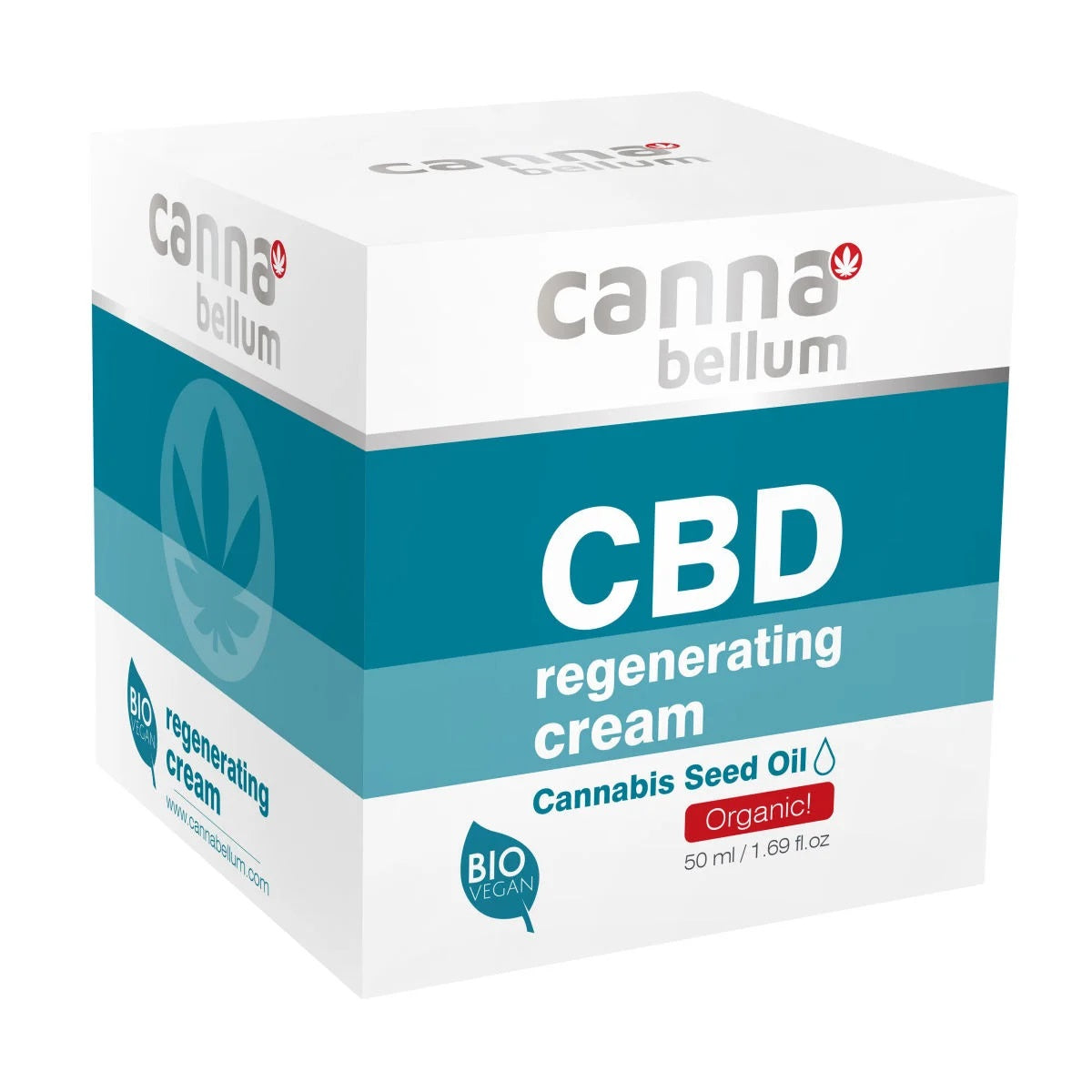 Cannabellum CBD Regenerierende Gesichtscreme - 50ml Umverpackung