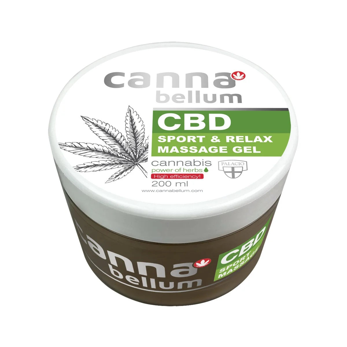 Cannabellum CBD Sport Massage Gel - 200ml Verpackung