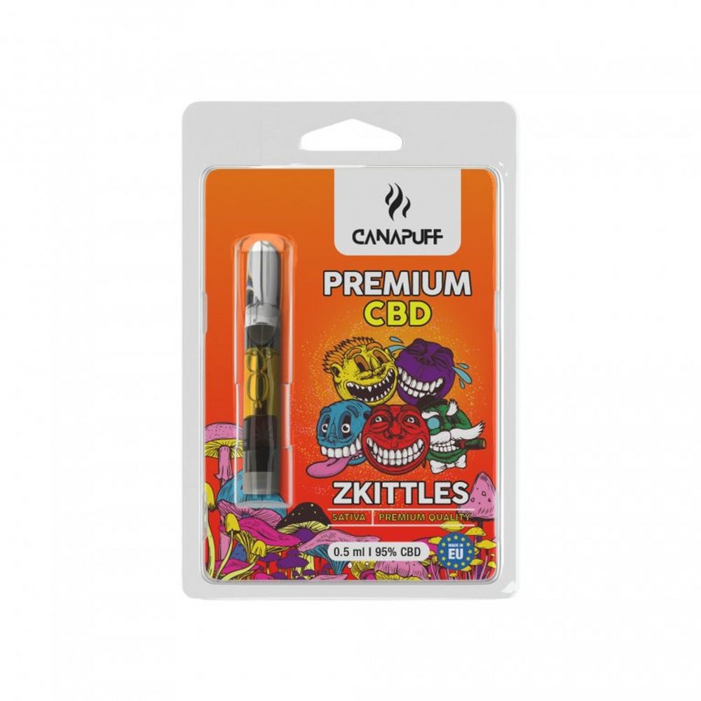 Cannapuff Premium CBD Zkittles Kartuschen Verpackung