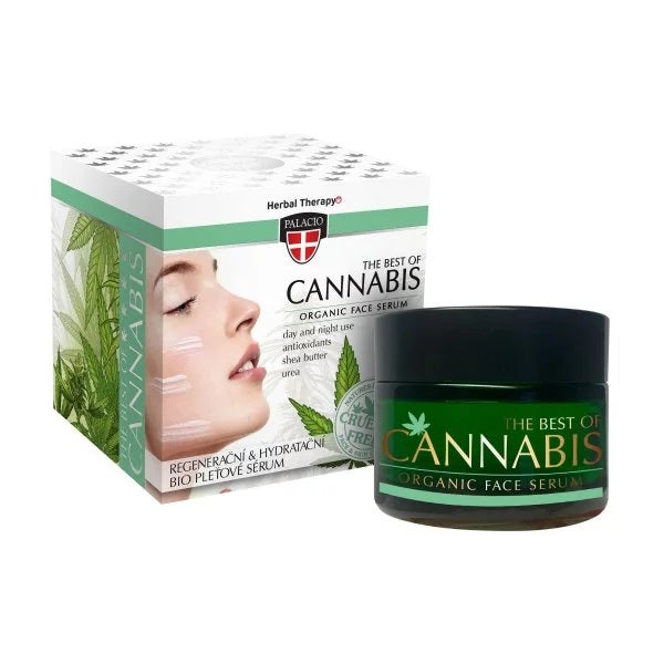 PALACIO Cannabis Regenerierendes und feuchtigkeitsspendendes Bio-Serum für Gesicht und Dekolleté - 50ml