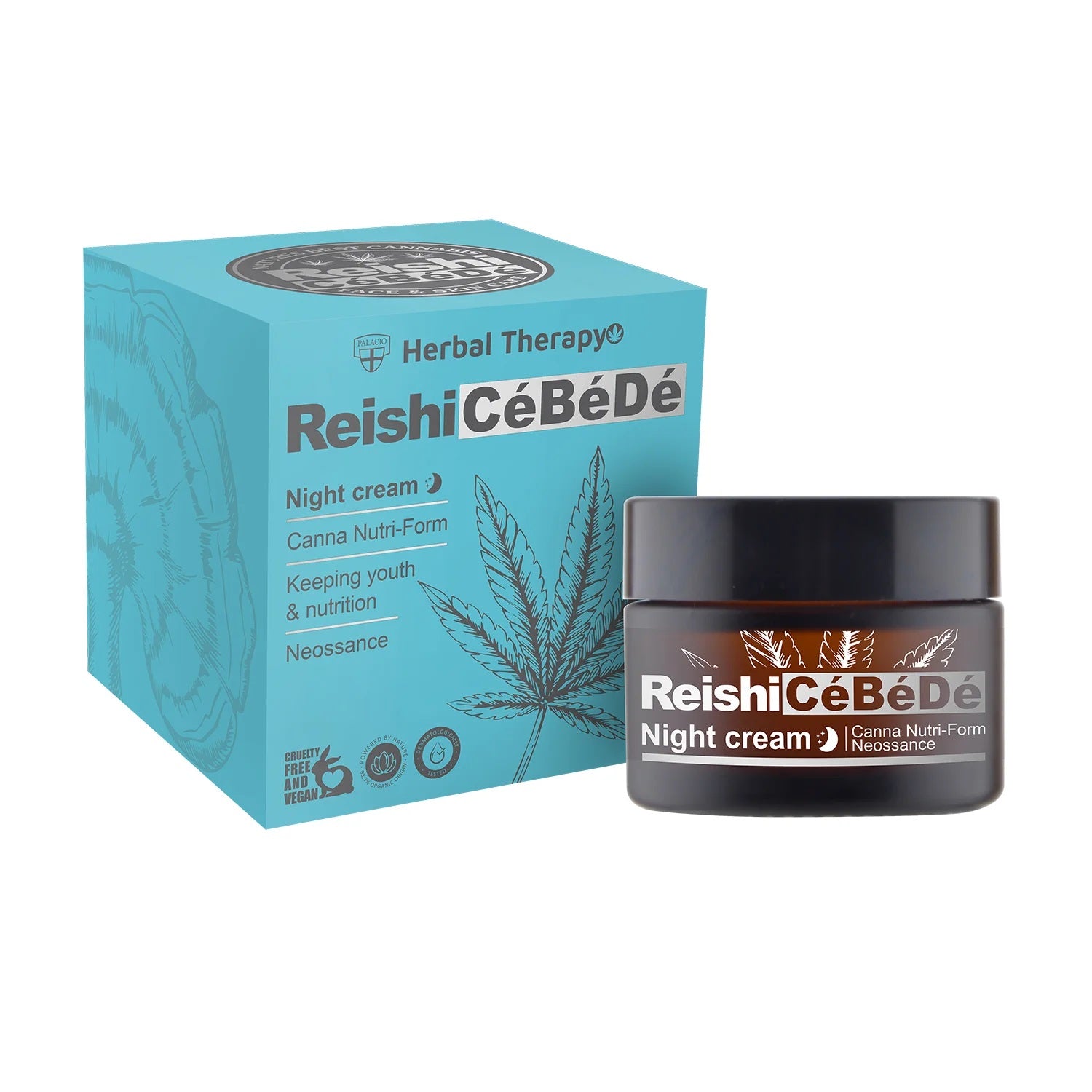 PALACIO Reishi CéBéDé Crema facial lifting de noche - 50 ml